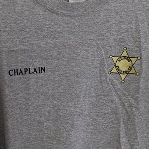 Illinois State Police Chaplin T-shirt Top XLarge